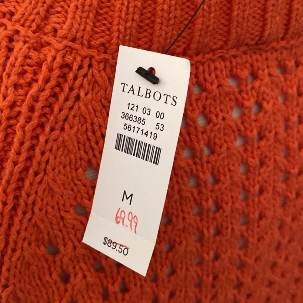 NWT Talbots Open Weave Sweater - Picture 4 of 6